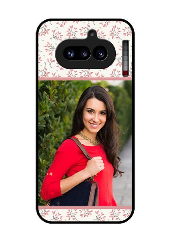 Nothing Phone 4A 5G Custom Glass Phone Case - Stunning Floral Design