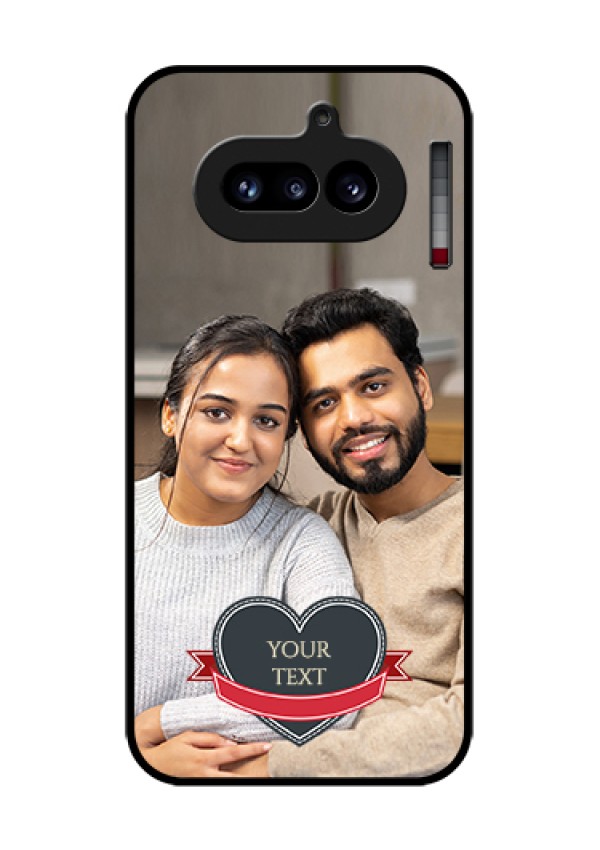 Nothing Phone 4A 5G Custom Glass Phone Case - Just Married Couple Design