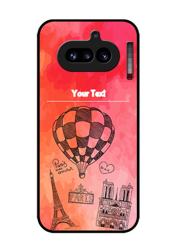 Nothing Phone 4A 5G Custom Glass Phone Case - Paris Theme Design