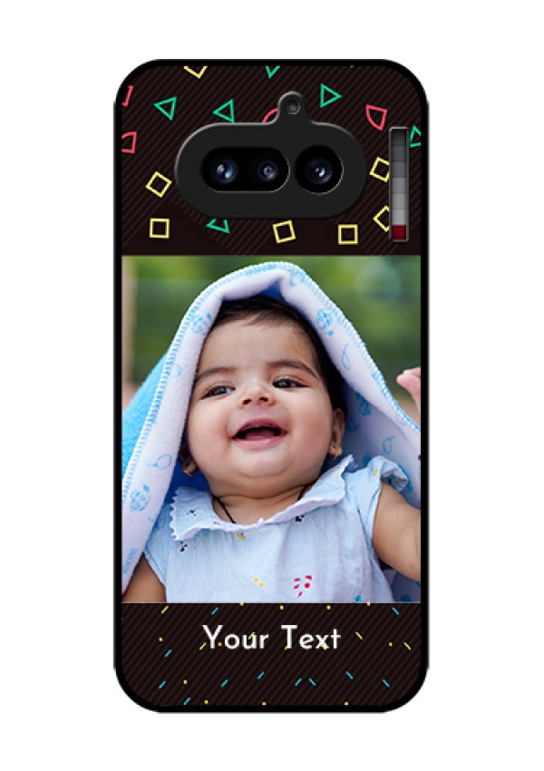 Nothing Phone 4A 5G Custom Glass Phone Case - With Confetti Birthday Design