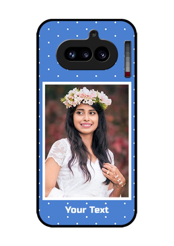 Nothing Phone 4A 5G Custom Glass Phone Case - Polka Dots Design