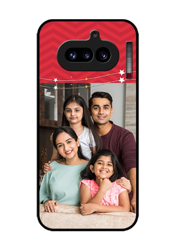 Nothing Phone 4A 5G Custom Glass Phone Case - Happy Family Design