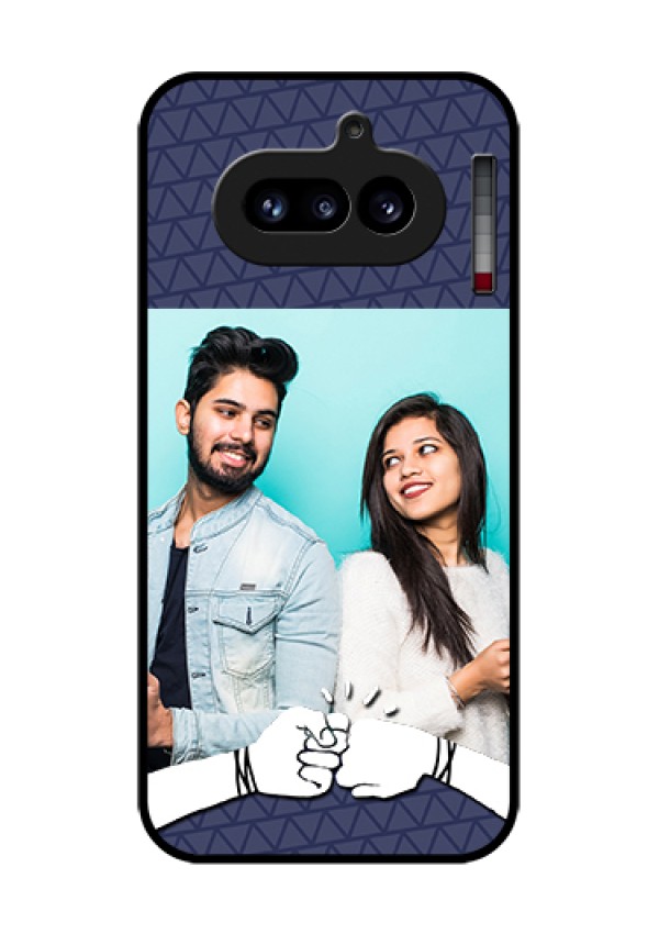 Nothing Phone 4A 5G Custom Glass Phone Case - With Best Friends Design