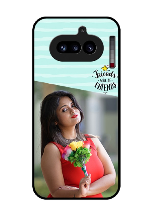 Nothing Phone 4A 5G Custom Glass Phone Case - Friends Picture Icon Design