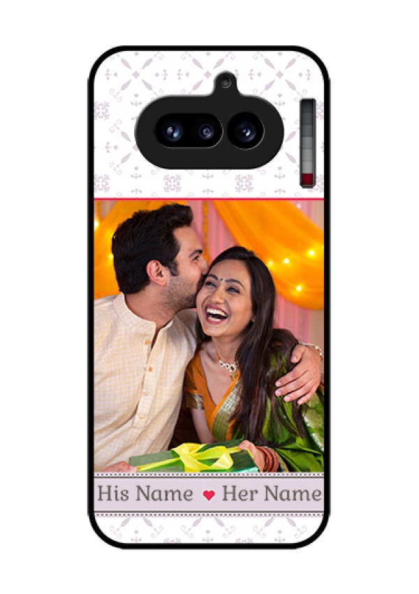 Nothing Phone 4A 5G Custom Glass Phone Case - With Photo And Ethnic Design
