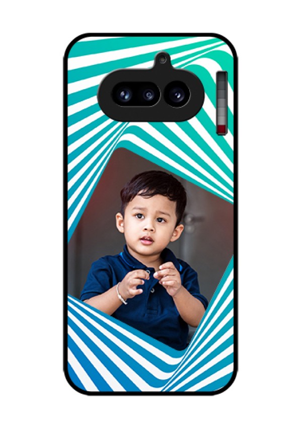 Nothing Phone 4A 5G Custom Glass Phone Case - Abstract Spiral Design