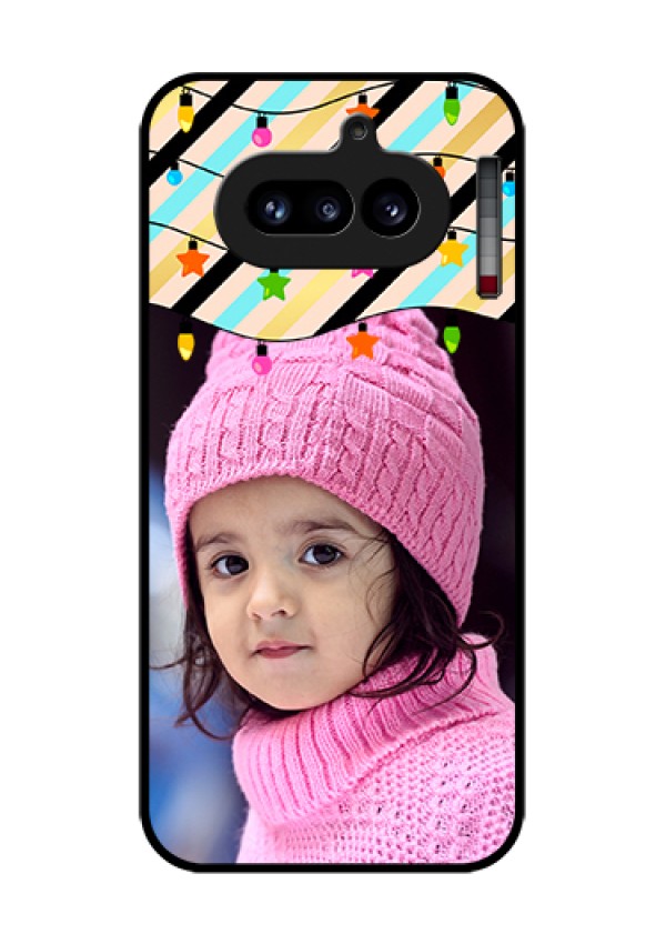 Nothing Phone 4A 5G Custom Glass Phone Case - Lights Hanging Design