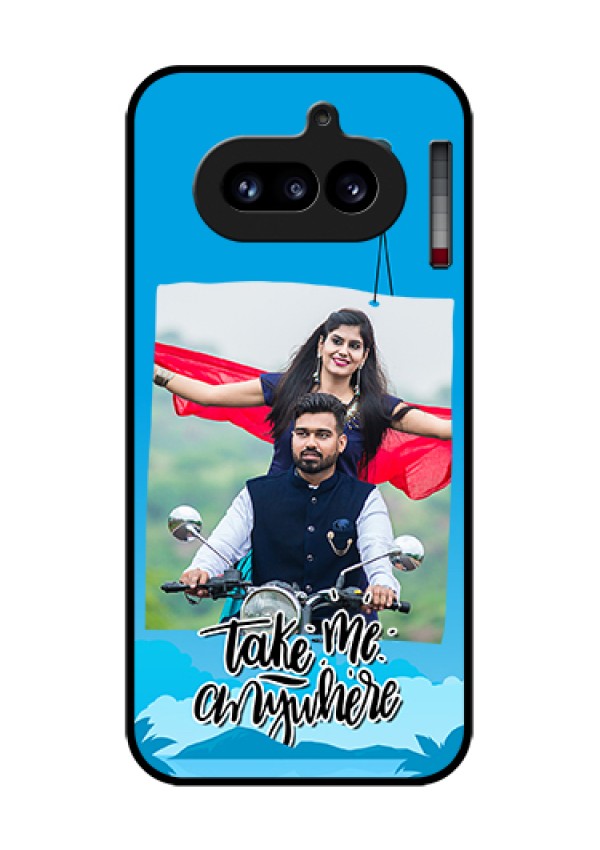 Nothing Phone 4A 5G Custom Glass Phone Case - Traveller Design