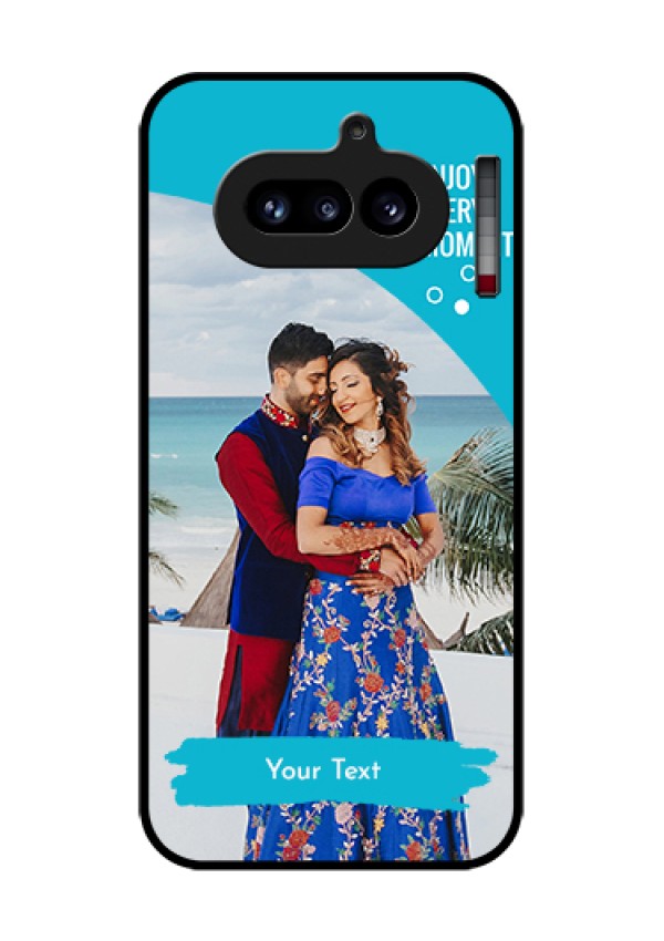 Nothing Phone 4A 5G Custom Glass Phone Case - Happy Moment Design