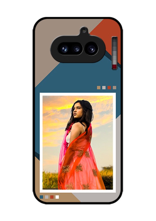 Nothing Phone 4A 5G Custom Glass Phone Case - Retro Color Pallet Design