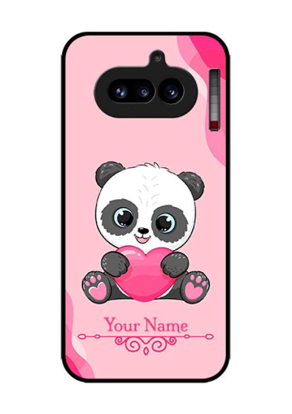 Nothing Phone 4A 5G Custom Glass Phone Case - Cute Panda Design