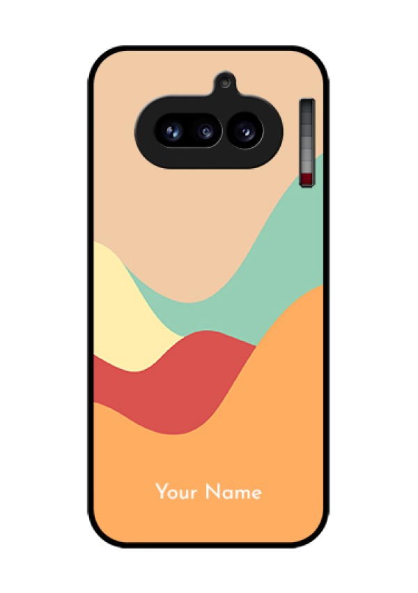 Nothing Phone 4A 5G Custom Glass Phone Case - Ocean Waves Multi - Colour Design
