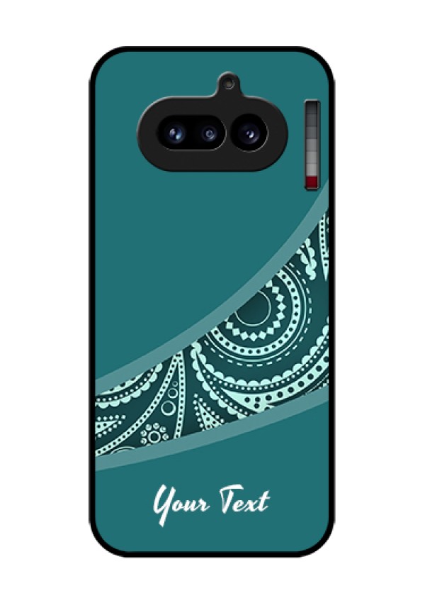 Nothing Phone 4A 5G Custom Glass Phone Case - Semi Visible Floral Design
