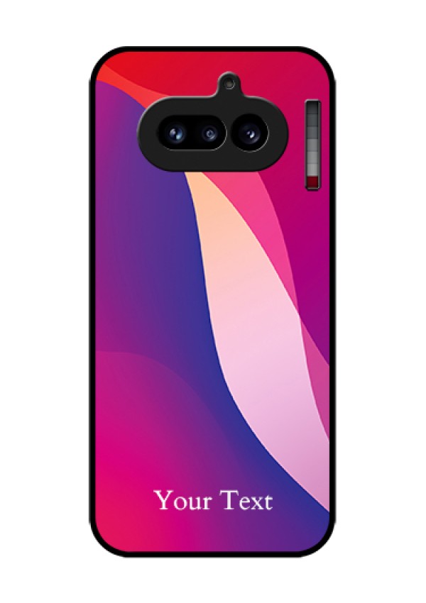 Nothing Phone 4A 5G Custom Glass Phone Case - Digital Abstract Overlap Design