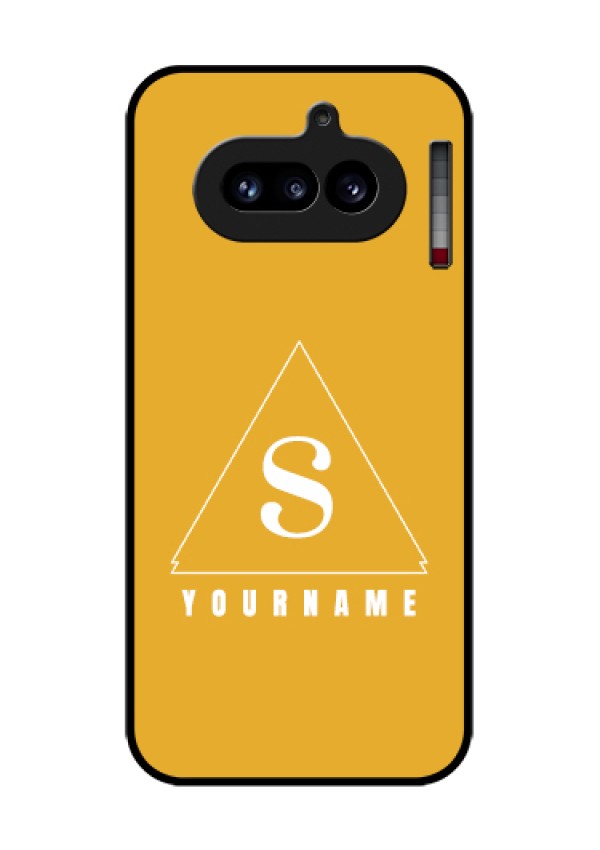 Nothing Phone 4A 5G Custom Glass Phone Case - Simple Triangle Design