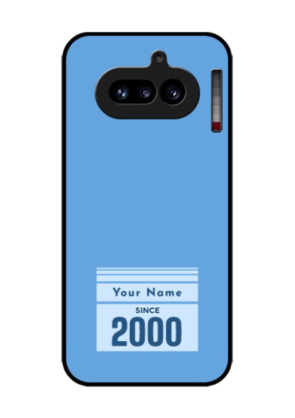 Nothing Phone 4A 5G Custom Glass Phone Case - Custom Year Of Birth Design