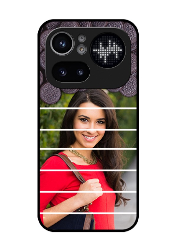 Nothing Phone 4A Pro 5G Custom Glass Phone Case - With Oreo Biscuit Design