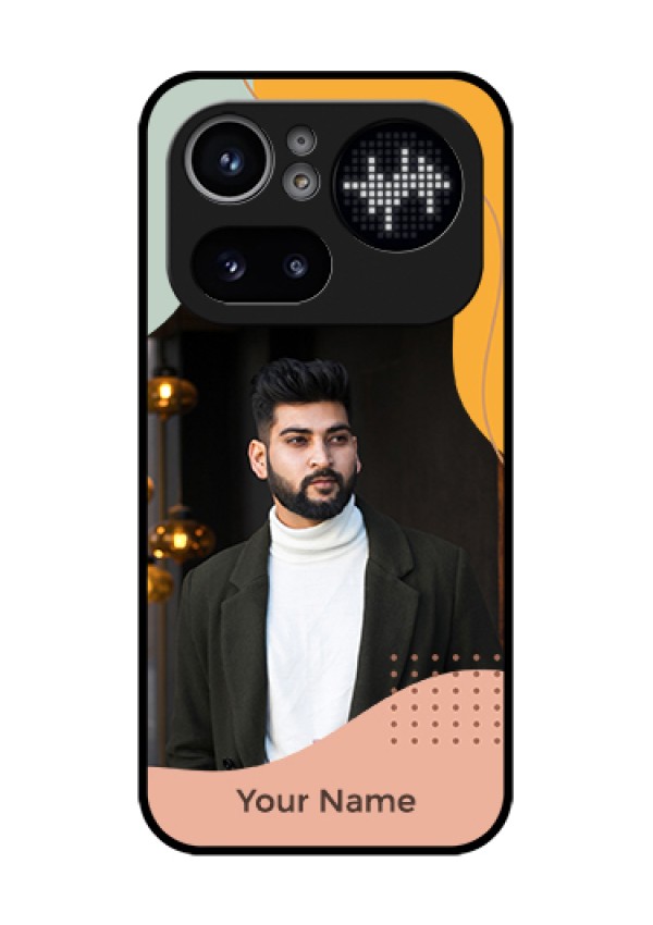 Nothing Phone 4A Pro 5G Custom Glass Phone Case - Tri - Coloured Overlay Design