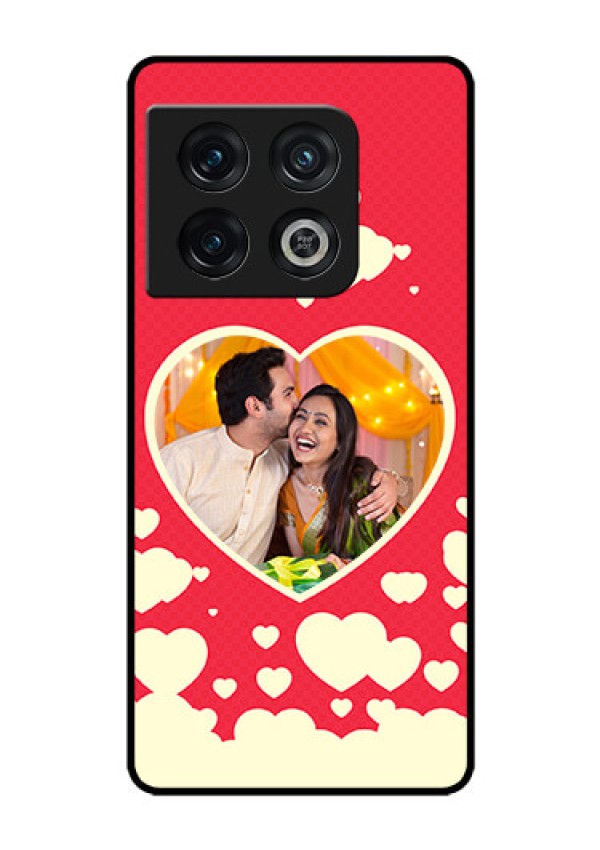 OnePlus 10 Pro 5G Custom Glass Mobile Case - Love Symbols Phone Cover Design