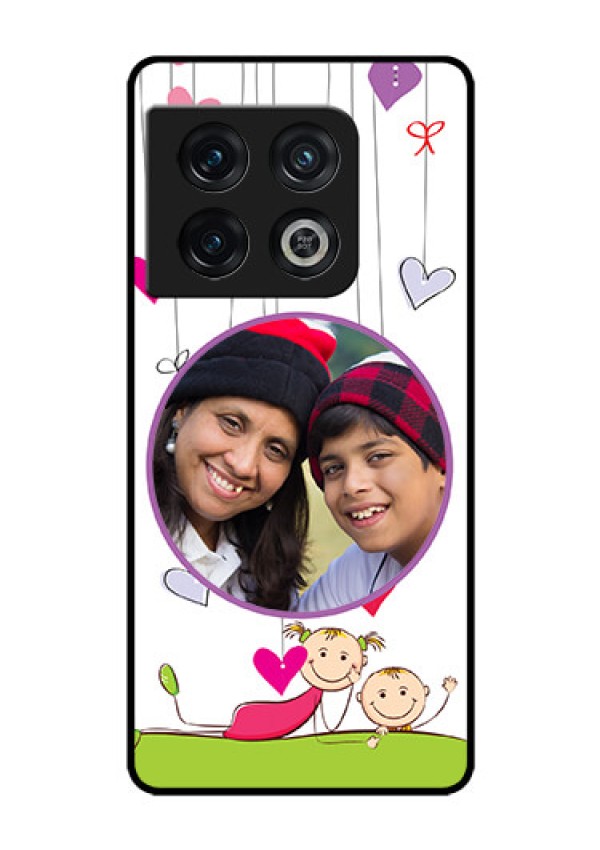 OnePlus 10 Pro 5G Photo Printing on Glass Case - Cute Kids Phone Case Design