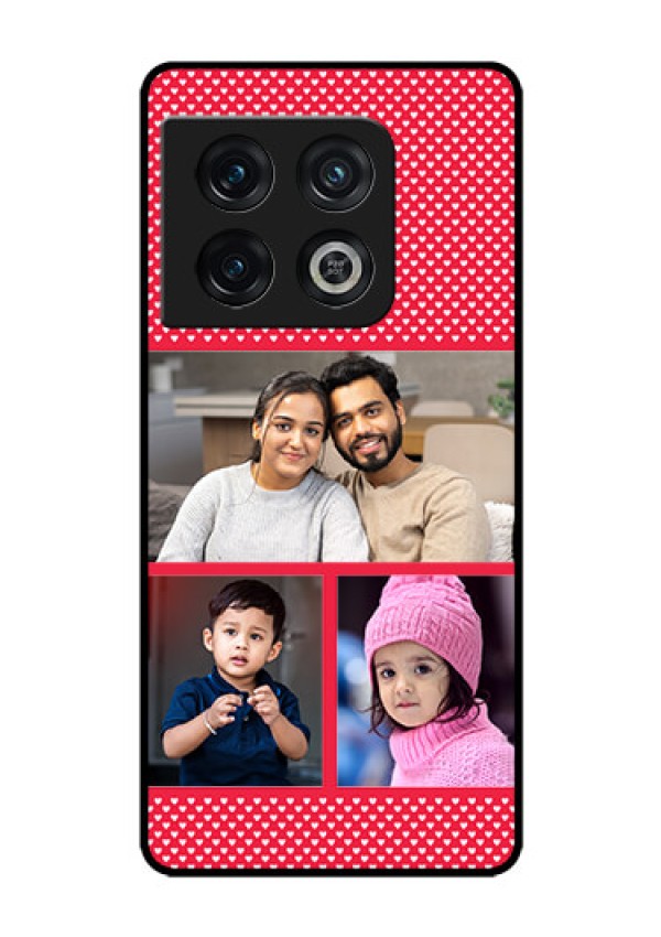 OnePlus 10 Pro 5G Personalized Glass Phone Case - Bulk Pic Upload Design