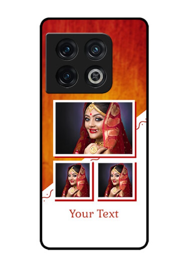 OnePlus 10 Pro 5G Custom Glass Phone Case - Wedding Memories Design