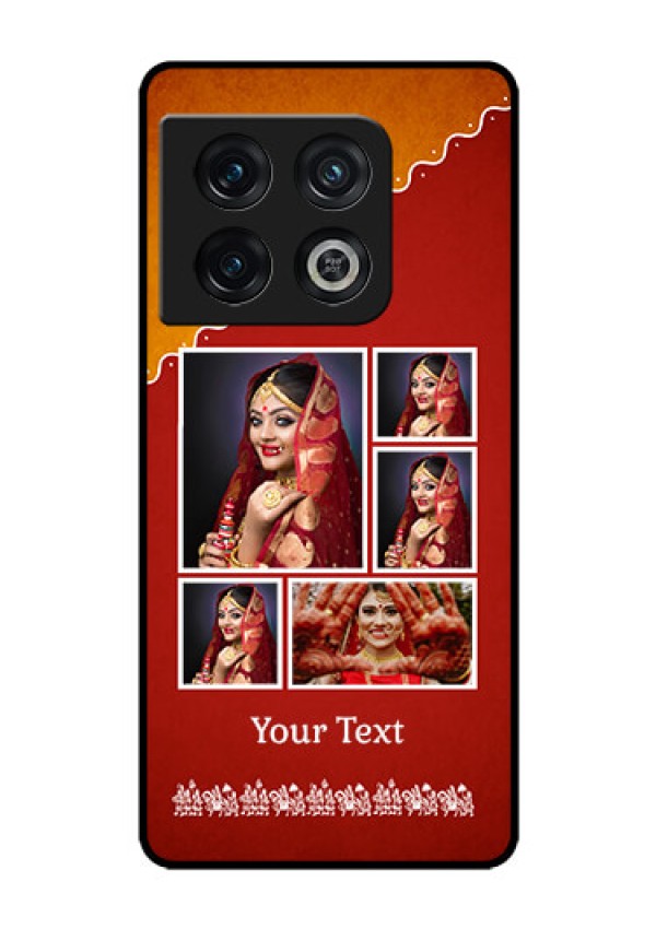 OnePlus 10 Pro 5G Personalized Glass Phone Case - Wedding Pic Upload Design