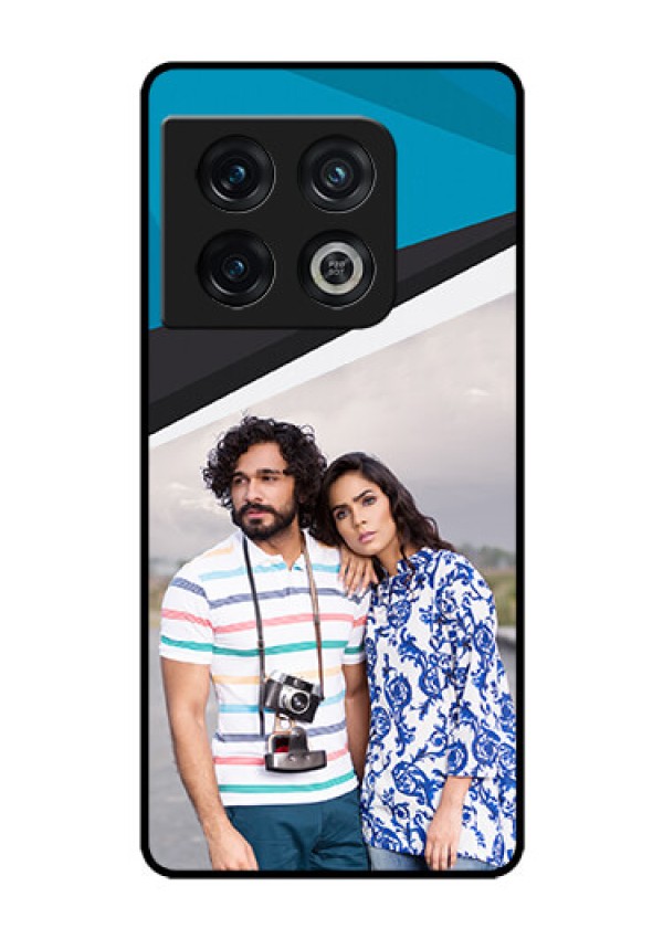OnePlus 10 Pro 5G Photo Printing on Glass Case - Simple Pattern Photo Upload Design