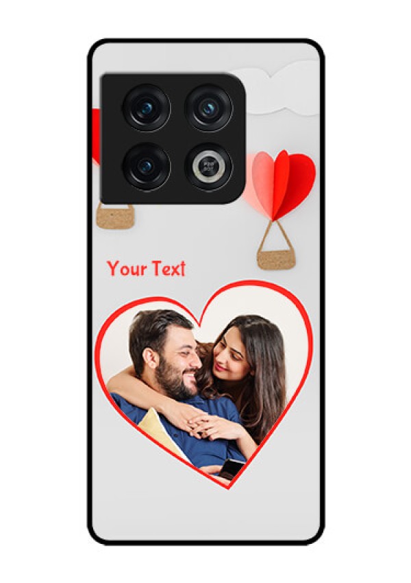 OnePlus 10 Pro 5G Custom Glass Mobile Case - Parachute Love Design