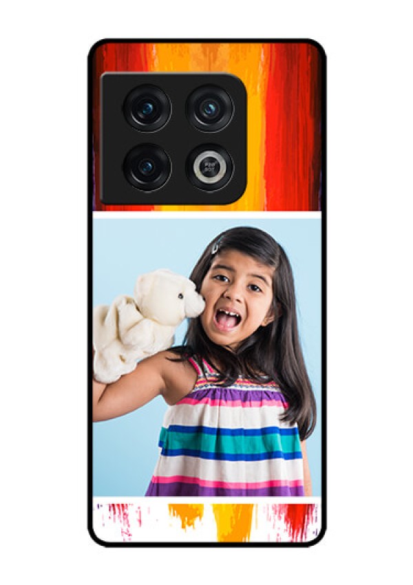 OnePlus 10 Pro 5G Personalized Glass Phone Case - Multi Color Design
