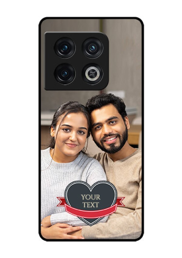 OnePlus 10 Pro 5G Custom Glass Phone Case - Just Married Couple Design