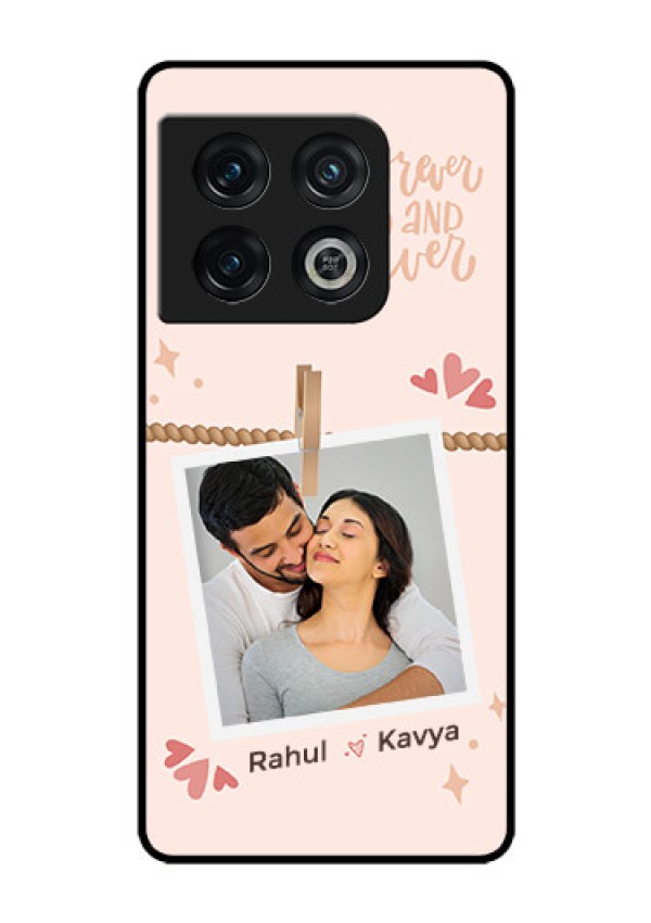 OnePlus 10 Pro 5G Custom Glass Phone Case - Forever and ever love Design