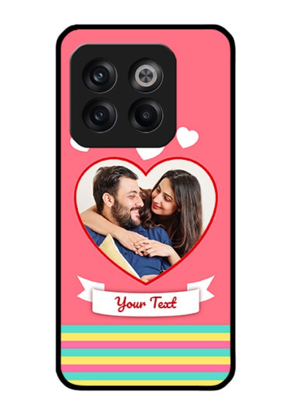 OnePlus 10T 5G Photo Printing on Glass Case - Love Doodle Design