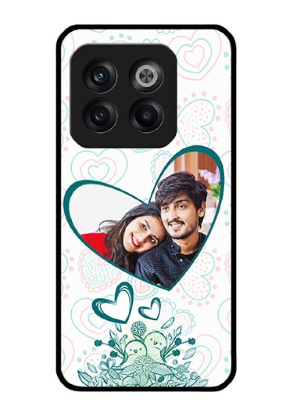 OnePlus 10T 5G Photo Printing on Glass Case - Premium Couple Design