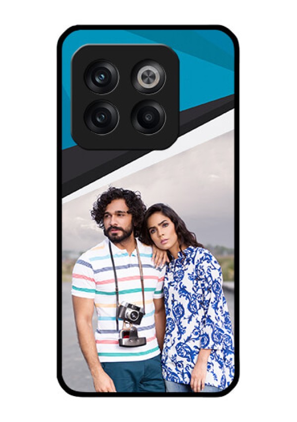 OnePlus 10T 5G Photo Printing on Glass Case - Simple Pattern Photo Upload Design