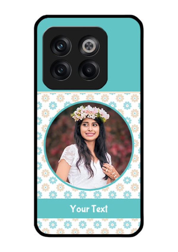 OnePlus 10T 5G Custom Glass Mobile Case - Beautiful Flowers Design