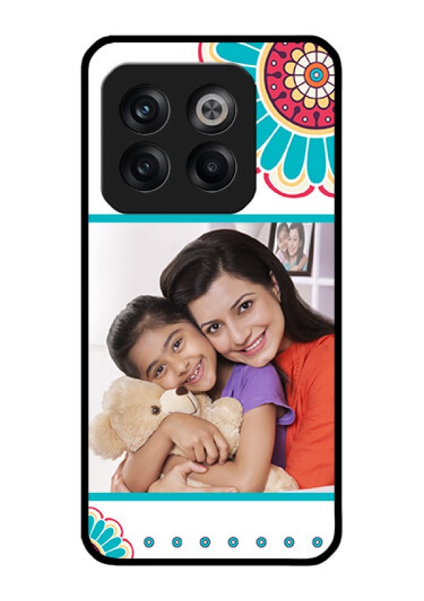 OnePlus 10T 5G Custom Glass Phone Case - Flower Design