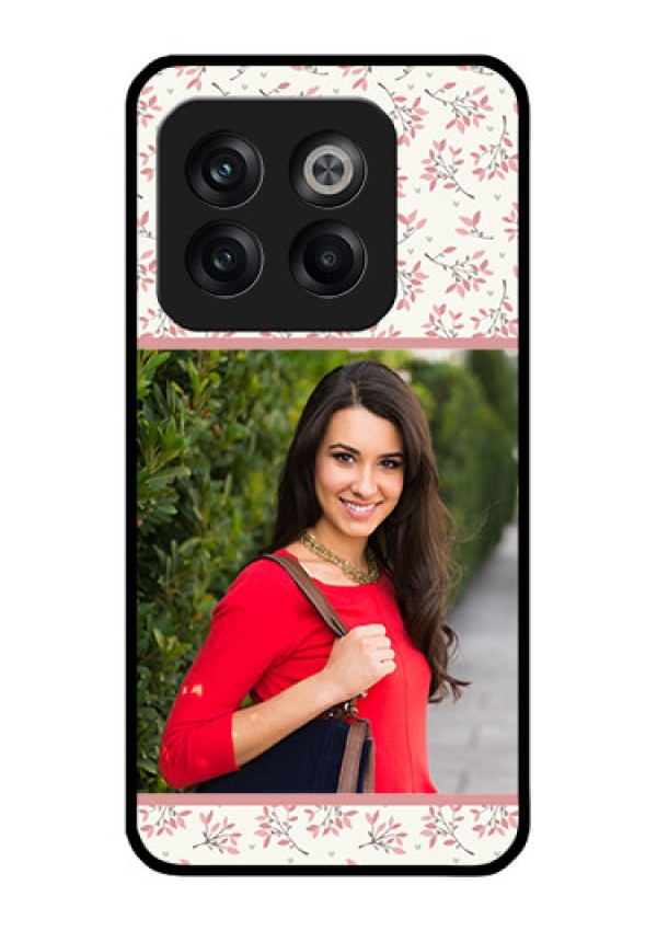 OnePlus 10T 5G Custom Glass Phone Case - Premium Floral Design