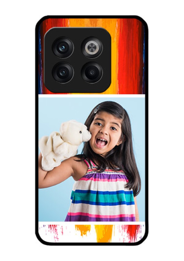 OnePlus 10T 5G Personalized Glass Phone Case - Multi Color Design