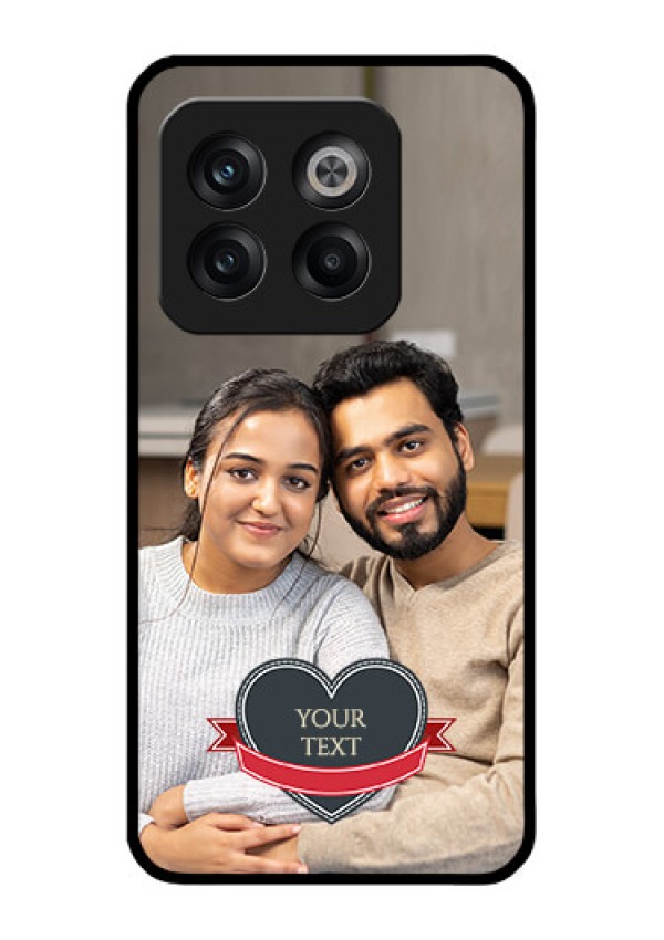 OnePlus 10T 5G Custom Glass Phone Case - Just Married Couple Design