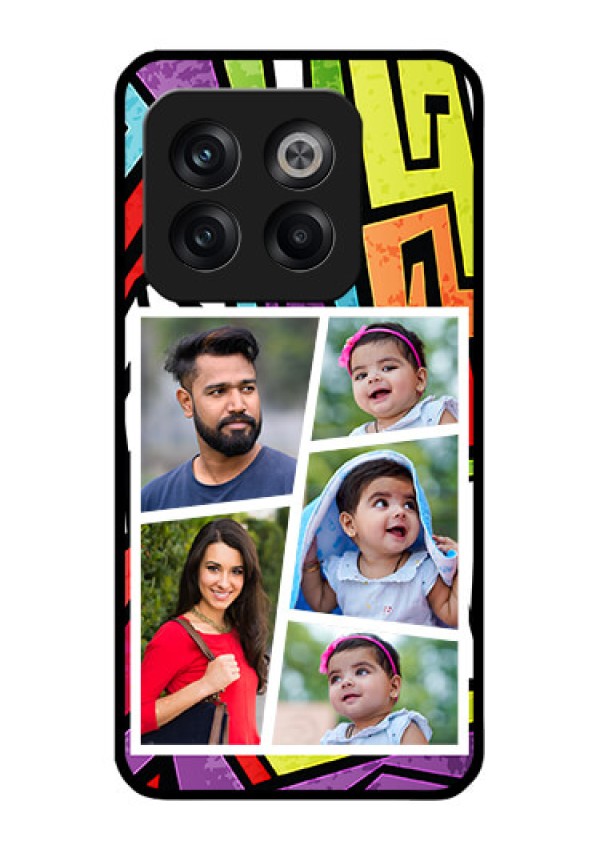 OnePlus 10T 5G Custom Glass Phone Case - Graffiti pattern Design