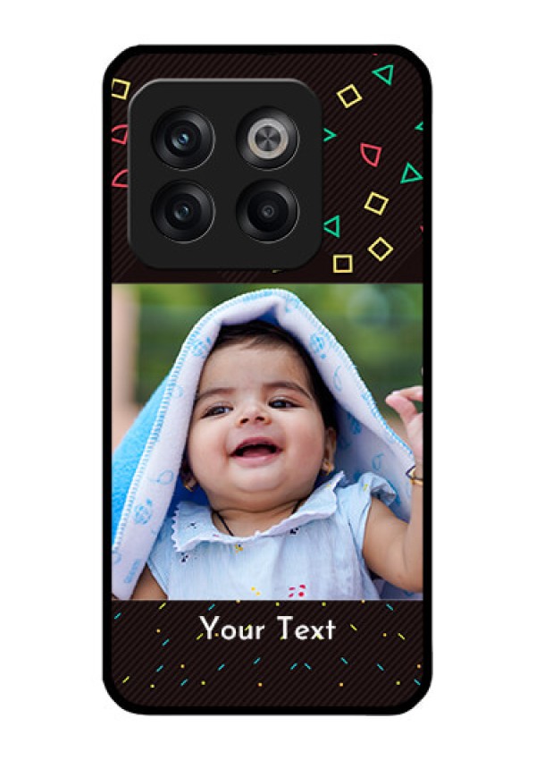 OnePlus 10T 5G Custom Glass Phone Case - with confetti birthday design
