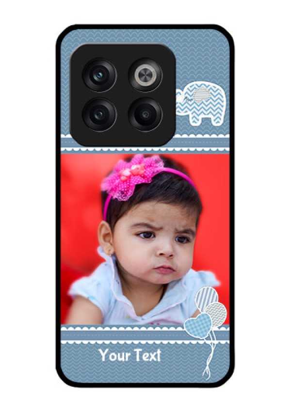 OnePlus 10T 5G Photo Printing on Glass Case - with Kids Pattern Design