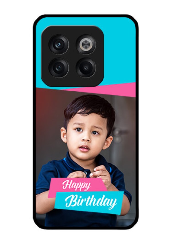 OnePlus 10T 5G Personalized Glass Phone Case - Image Holder with 2 Color Design