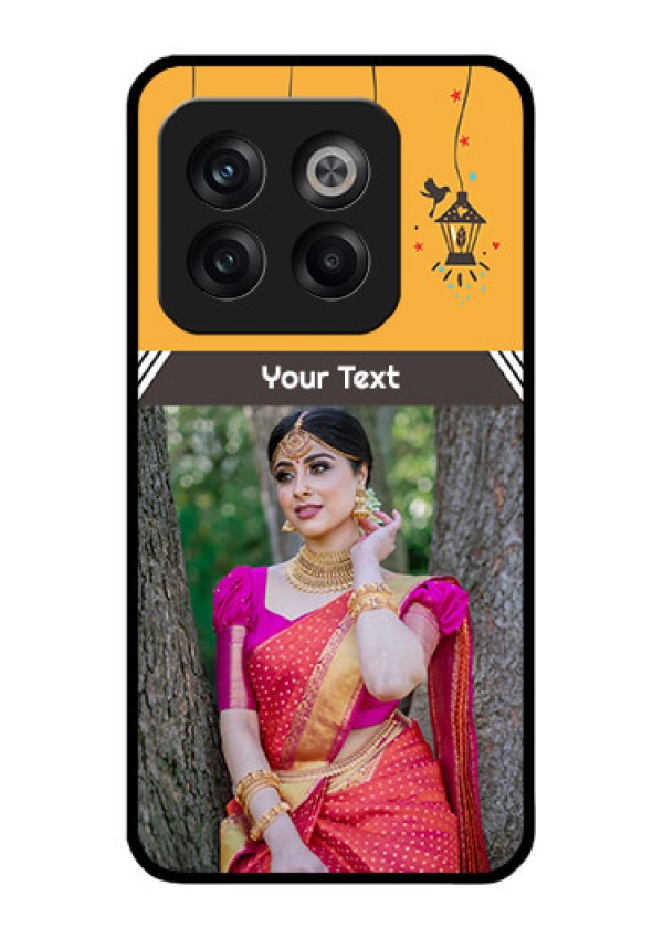 OnePlus 10T 5G Custom Glass Mobile Case - with Family Picture and Icons