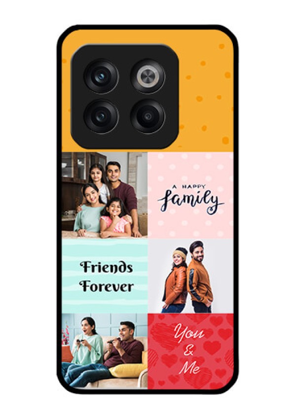 OnePlus 10T 5G Personalized Glass Phone Case - Images with Quotes Design