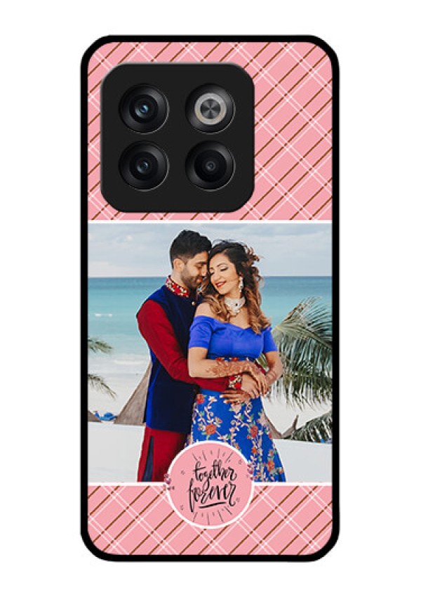 OnePlus 10T 5G Personalized Glass Phone Case - Together Forever Design