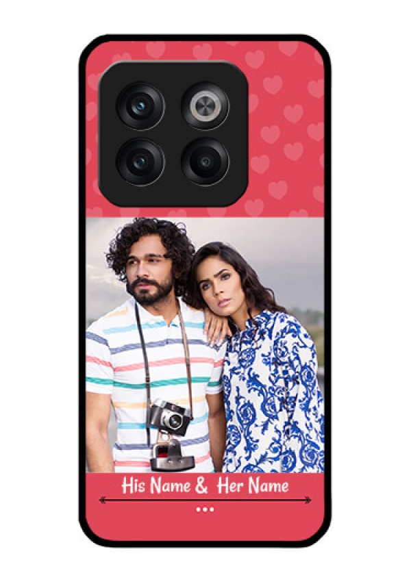 OnePlus 10T 5G Photo Printing on Glass Case - Simple Love Design