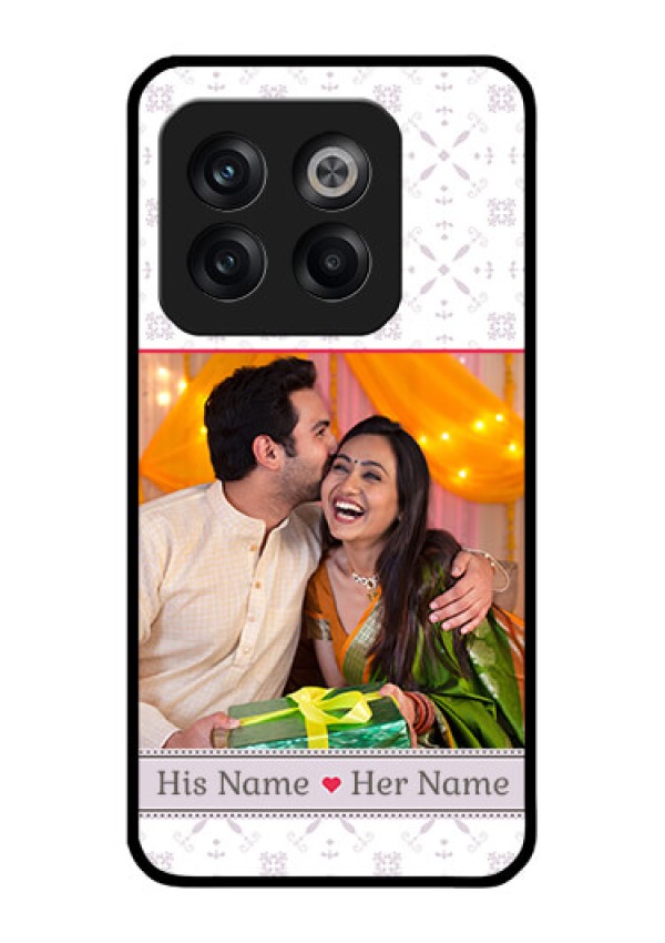 OnePlus 10T 5G Custom Glass Mobile Case - with Photo and Ethnic Design