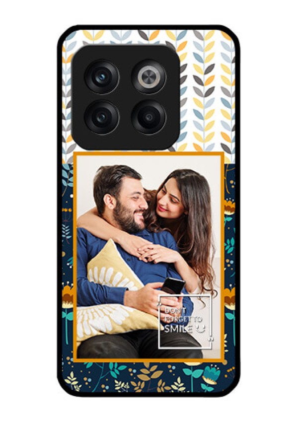 OnePlus 10T 5G Custom Glass Mobile Case - Pattern Design
